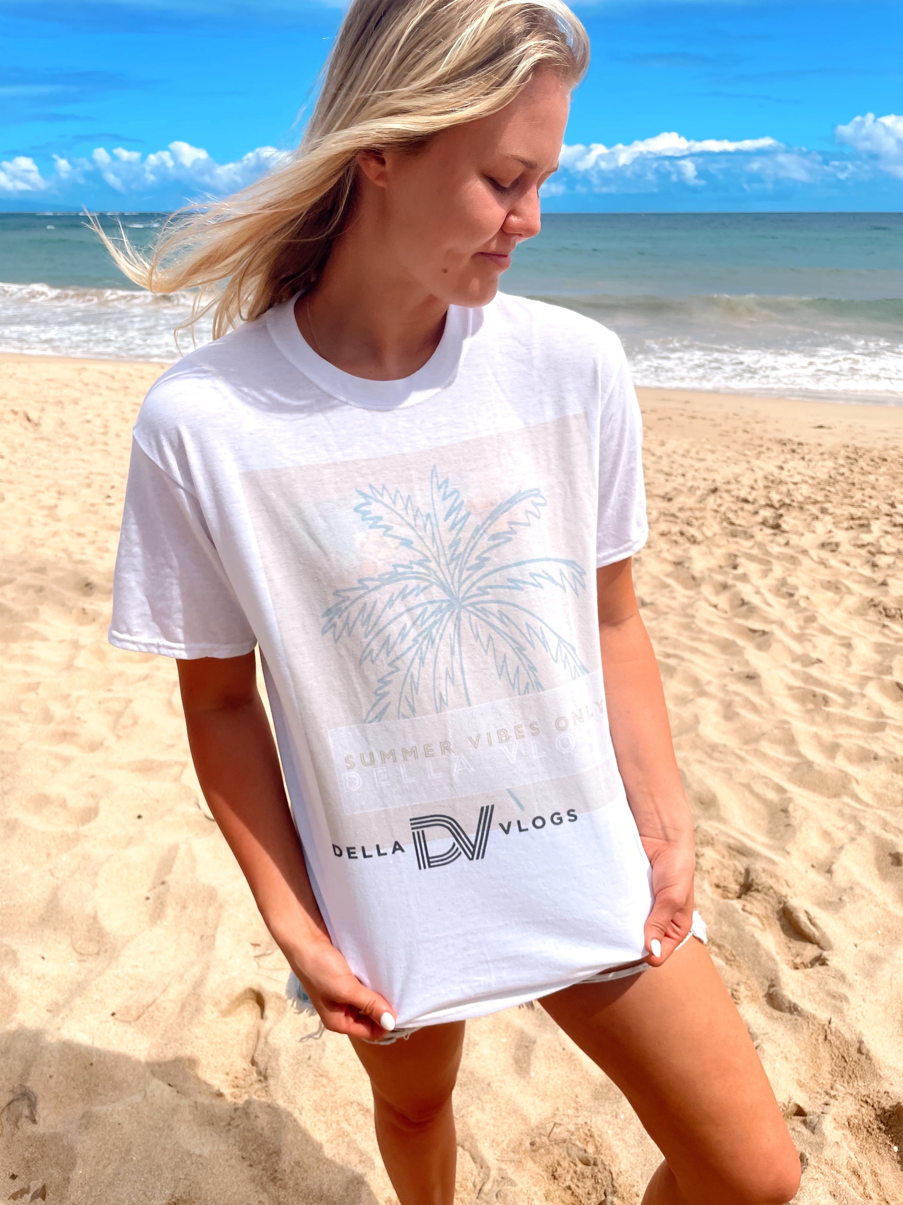 Summer vibes hot sale t shirt