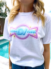Load image into Gallery viewer, Candy Stars Neon White T-Shirt
